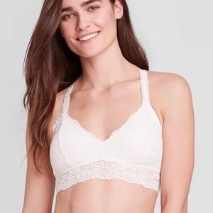 NWOT Auden Lace T-Back Bralette sz XL